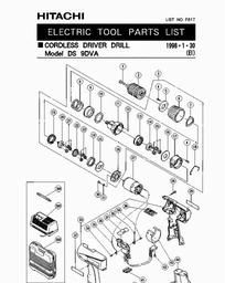 Hitachi DS9DVA spare parts