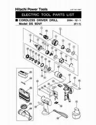 Hitachi DS9DVF spare parts