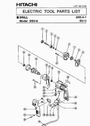 Hitachi DSV8 spare parts