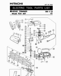Hitachi FCH48Y spare parts