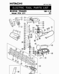 Hitachi FCH57Y spare parts