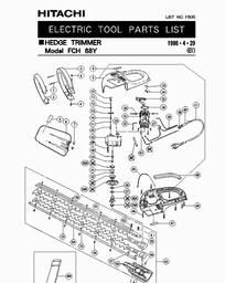 Hitachi FCH68Y spare parts