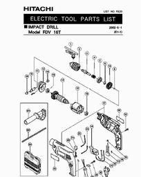Hitachi FDV16T spare parts