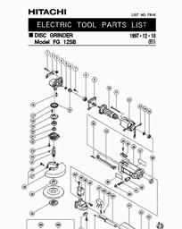 Hitachi FG12SB spare parts