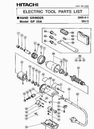Hitachi GP2SA spare parts