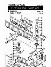 Hitachi H45MA spare parts