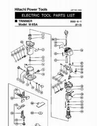 Hitachi M6SA spare parts
