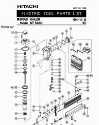 Hitachi NT50AD spare parts