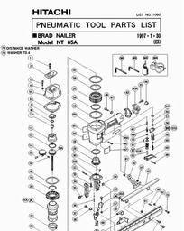 Hitachi NT65A spare parts
