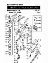 Hitachi NT65MA spare parts