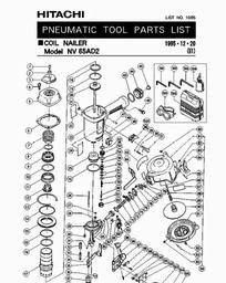 Hitachi NV65AD2 spare parts