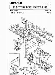 Hitachi P50SA spare parts