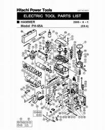 Hitachi PH-65A spare parts
