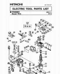 Hitachi TR6 spare parts