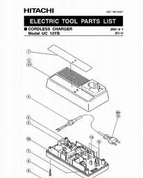 Hitachi UC12YB spare parts