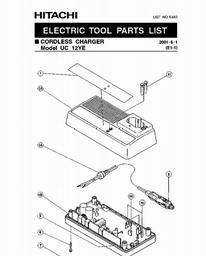 Hitachi UC12YE spare parts