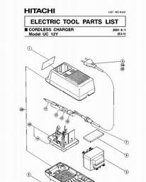 Hitachi UC12Y spare parts