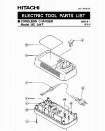 Hitachi UC24YF spare parts