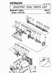 Hitachi VTP13A spare parts