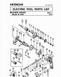 Hitachi W6VB spare parts