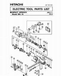 Hitachi WH14 spare parts