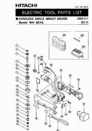 Hitachi WH8DYA spare parts