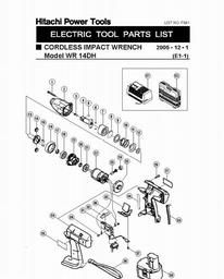 Hitachi WR14DH spare parts