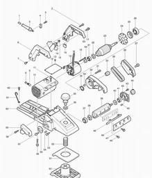 Makita 1805B spare parts