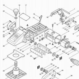 Makita 1806B spare parts