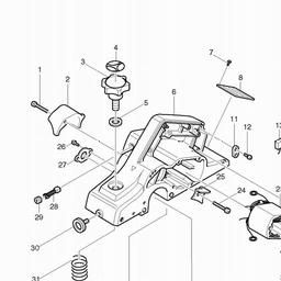 Makita 1901 spare parts