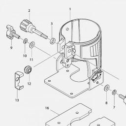 Makita 195561-4 spare parts
