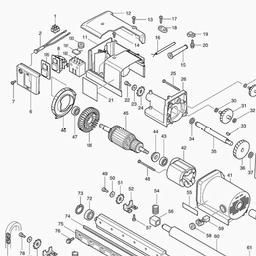Makita 2012NB spare parts