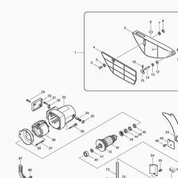 Makita 2704 spare parts