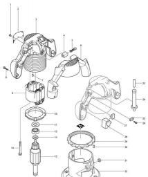 Makita 3608B spare parts