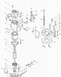 Makita 3612C spare parts