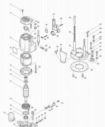 Makita 3612 spare parts