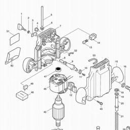 Makita 3620 spare parts