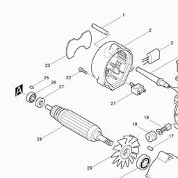 Makita 3705 spare parts