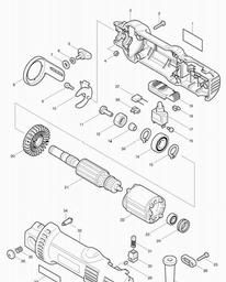 Makita 3706 spare parts