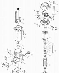 Makita 3707FC spare parts