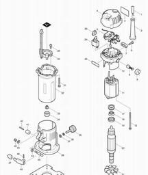 Makita 3707F spare parts