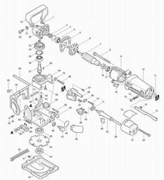 Makita 3901 spare parts