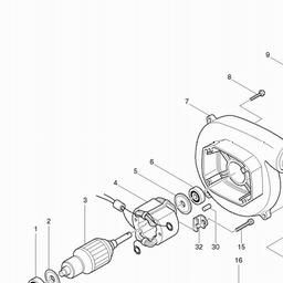 Makita 4014NV spare parts