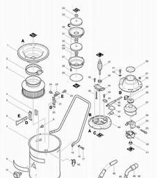 Makita 402 spare parts