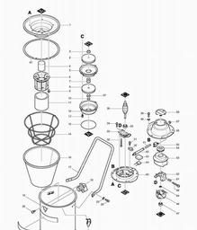 Makita 403 spare parts