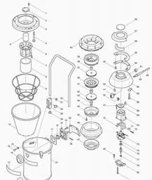 Makita 404X spare parts