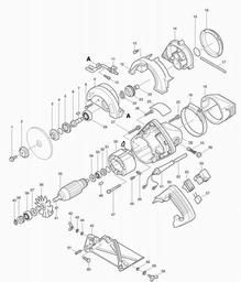 Makita 4101RH spare parts