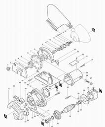Makita 4105KB spare parts