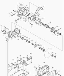 Makita 4157KB spare parts
