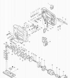 Makita 4302C spare parts